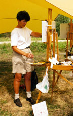 Jacque painting in Italy
